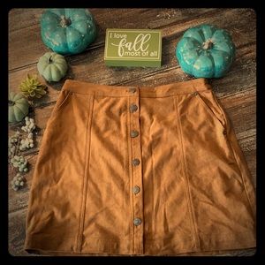 Abercrombie and Fitch Faux Suede Skirt ❤️